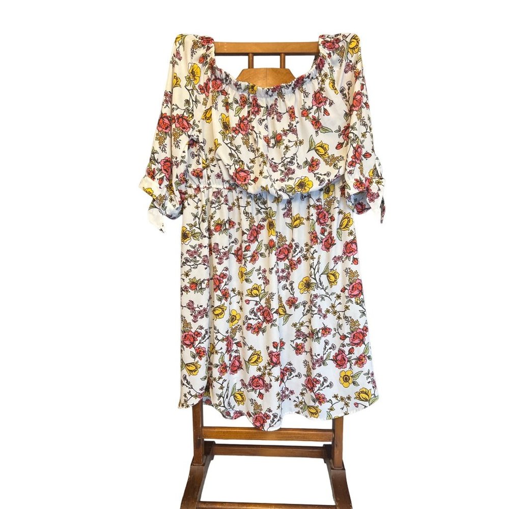 Love J 3x Shoulder MIDI Dress